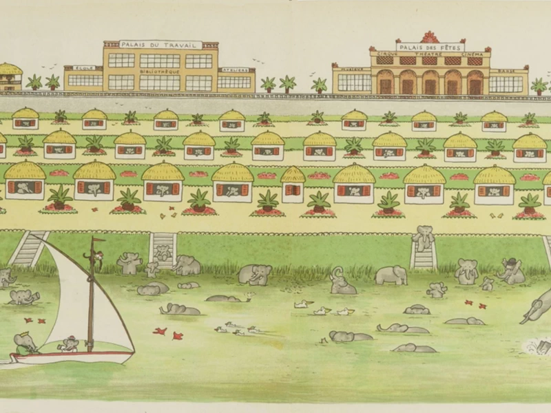 1899 - Jean de Brunhoff - Celesteville - Re Babar